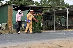 Thai phụ tử vong sau va chạm xe máy