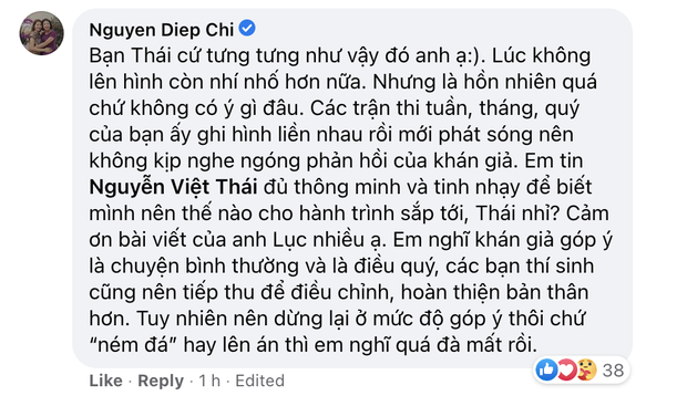 MC Diệp Chi bênh vực thí sinh Olympia gây tranh cãi vì thái độ: Tính bạn ấy vốn tưng tưng vậy đó-3