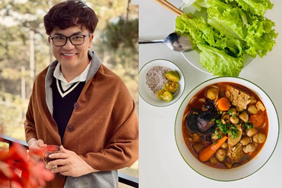 MC Đại Nghĩa làm bún Huế chay ngon mê ly, bạn bè thúc giục: Tài nghệ đỉnh thế này mở quán được rồi!