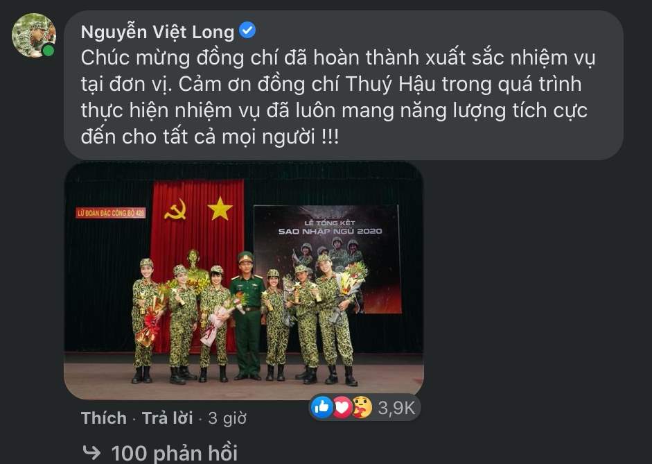 Mũi trưởng Long đáp lại lời cảm ơn của Hậu Hoàng thế nào mà khiến fan sôi sùng sục?-4