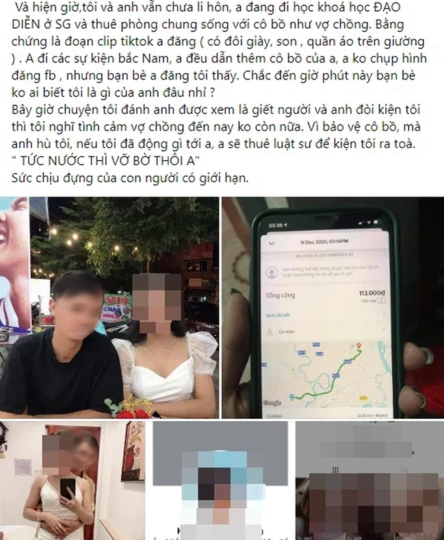 Vợ thánh photoshop tiếp tục tố chồng và nhân tình 2k2: MXH choáng váng với loạt nội dung tin nhắn giường chiếu với lời lẽ không tin nổi-1