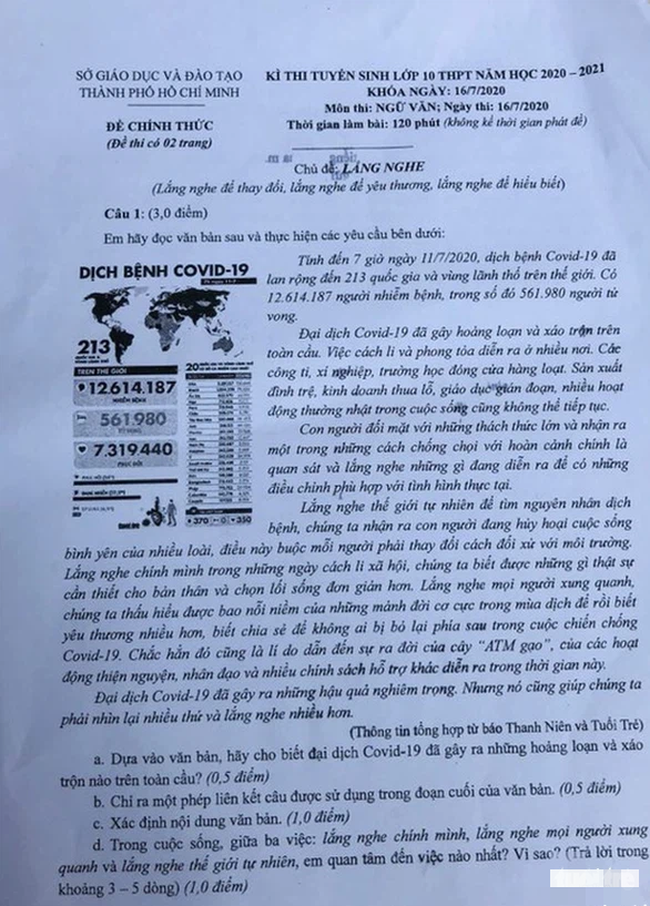 Đề thi và đáp án tuyển sinh lớp 10 TP. HCM 3 năm gần nhất, thí sinh tham khảo và làm thử để có phương án ôn tập hiệu quả-5