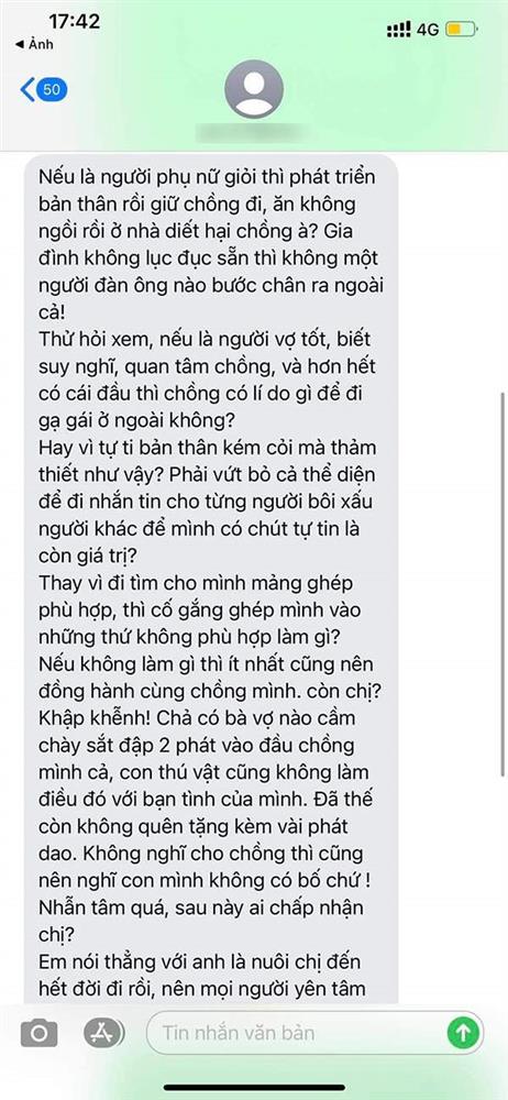 Vụ thánh photoshop bị vợ tố ngoại tình: Tiểu tam thách thức chính thất nếu là người vợ tốt thì chồng có lý do gì để gạ gái ở ngoài?-10