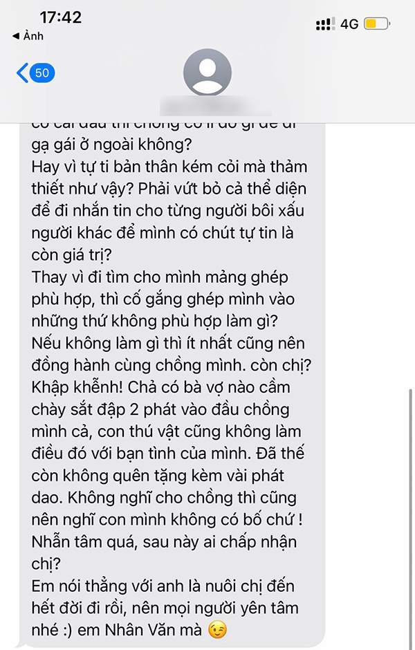 Vụ thánh photoshop bị vợ tố ngoại tình: Tiểu tam thách thức chính thất nếu là người vợ tốt thì chồng có lý do gì để gạ gái ở ngoài?-11