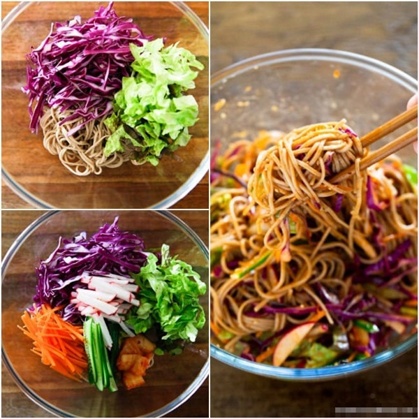Cách làm salad mì trộn kiểu Hàn Quốc đơn giản lại thơm ngon, không lo bị béo-6