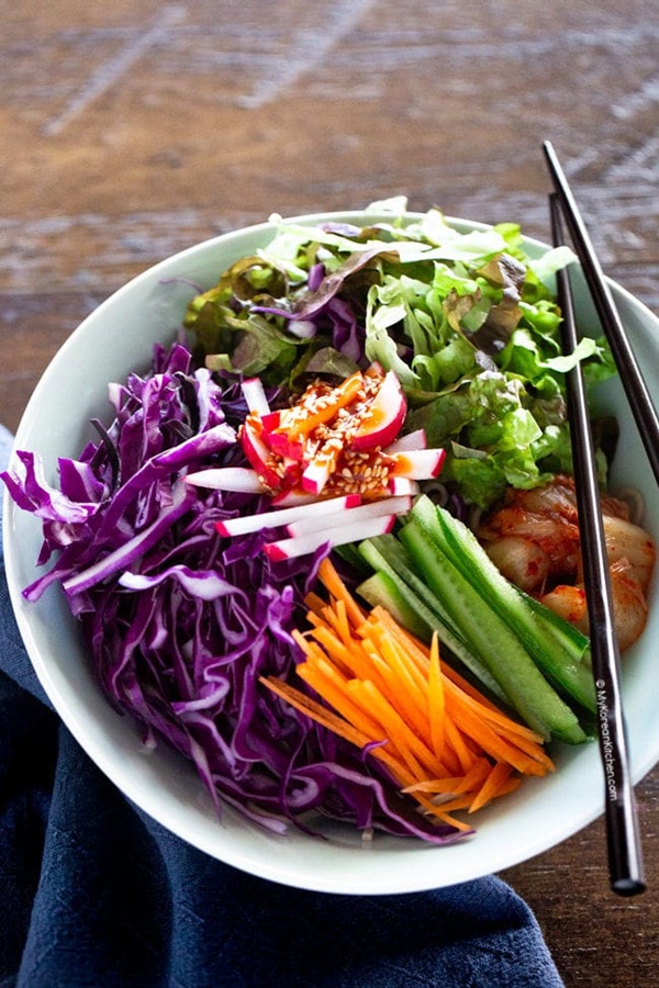 Cách làm salad mì trộn kiểu Hàn Quốc đơn giản lại thơm ngon, không lo bị béo-7