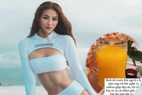 Khám phá thức uống giúp hoa hậu Phương Khánh sở hữu da mịn đẹp, duy trì eo thon 58cm lại siêu tốt cho dạ dày và giấc ngủ