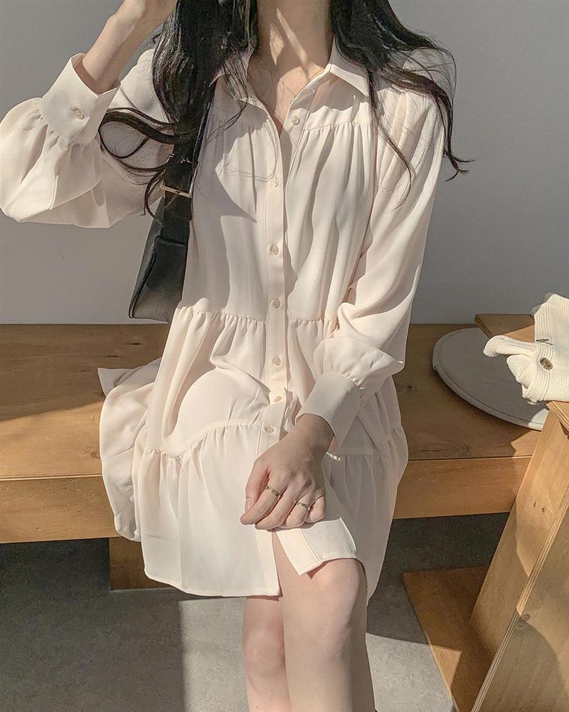 Hè đến là gái Hàn lại diện đủ kiểu váy trắng siêu trẻ xinh và tinh tế, xem mà muốn sắm cả lố về nhà-7