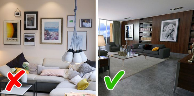 9 kiểu thiết kế nội thất gây hao tiền tốn của, lại làm nhà bạn kém sang đi trông thấy-7
