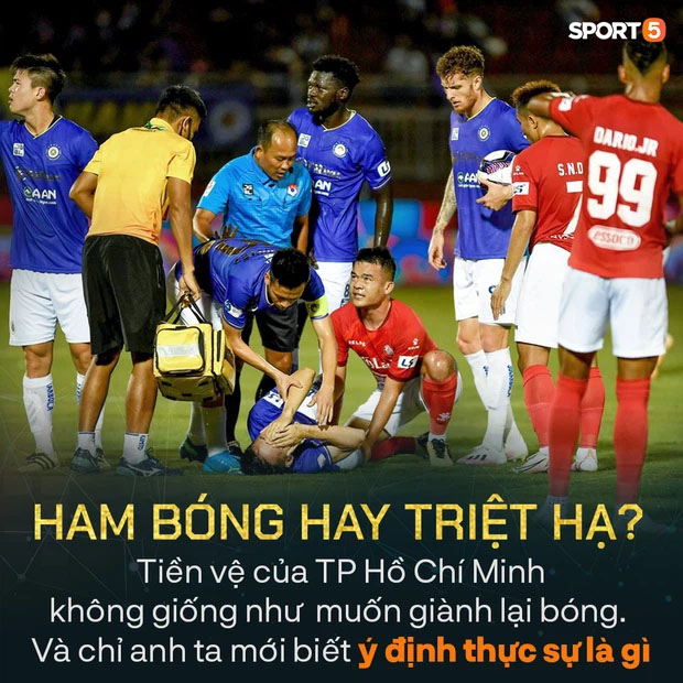 Cái chân là miếng cơm manh áo cầu thủ, sao không giữ cho nhau?-2