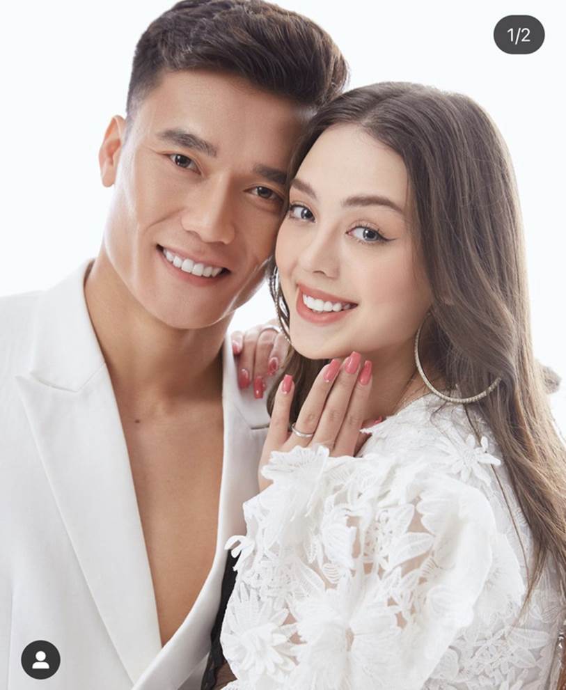 Lộ bức ảnh tay nắm tay như đang chụp ảnh cưới, thủ môn Bùi Tiến Dũng cùng bạn gái được đồn đoán chuẩn bị về một nhà?-1