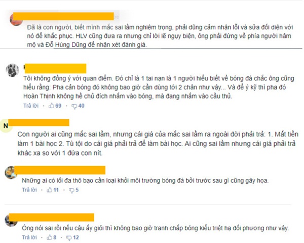 HLV đội TP. HCM bị chỉ trích dữ dội với phát ngôn bênh vực Hoàng Thịnh: ‘Cậu ấy không đáng bị tấn công như vậy’-3