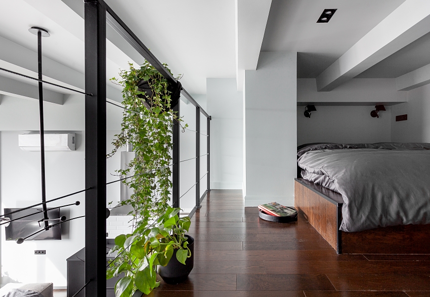 Ngôi nhà màu đen trắng thiết kế gác lửng hiện đại, chỉ rộng 15m2 nhưng ánh sáng tự nhiên vẫn tràn ngập không gian-7