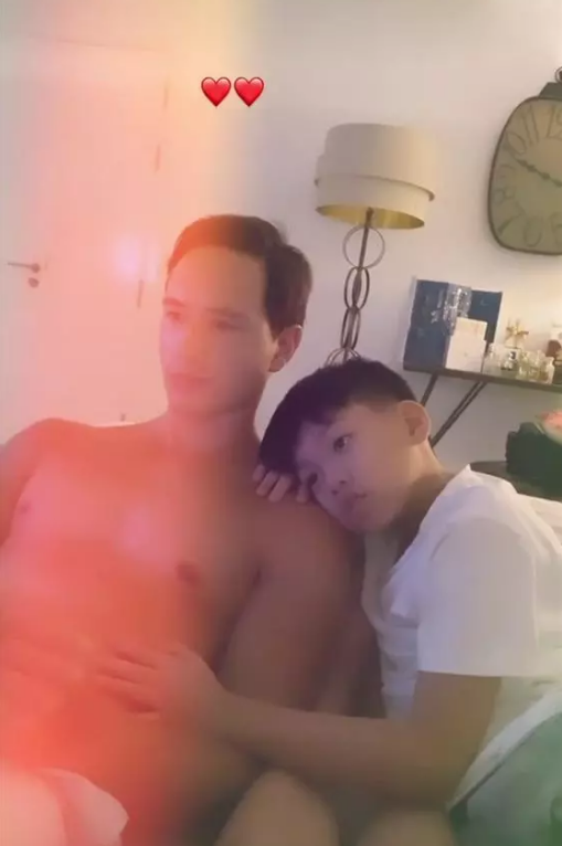 Cách thể hiện tình cảm khác biệt của Subeo khi chụp ảnh cùng Cường Đô La và Kim Lý-5