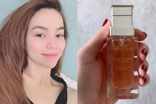 Hà Hồ vừa khoe lọ serum giá hơn 200k/1ml, biến làn da từ 