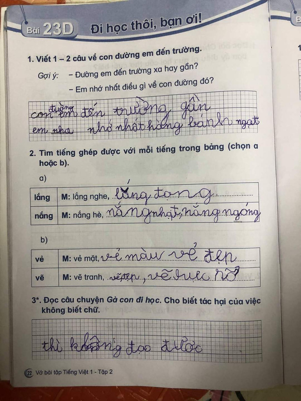 Cậu nhóc lớp 1 trả lời thẳng tưng tác hại của việc không biết chữ, đọc hợp lý đến mức giáo viên cũng phải cười lăn-1