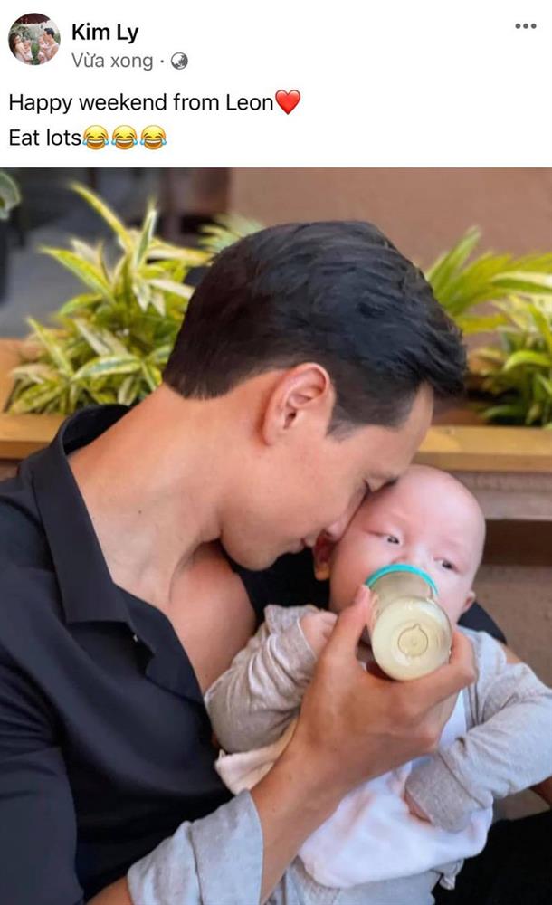 Hồ Ngọc Hà tiết lộ khoảnh khắc ngộ nghĩnh khi Kim Lý chăm con, đáng chú ý là biểu cảm của bé Leon-2