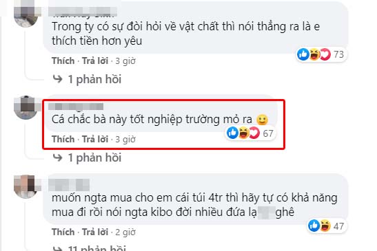 Chê trách&nbsp;người yêu lương 30 triệu mà tiếc bạn gái cái túi 4 triệu, cô nàng nhận về cả bầu trời cay đắng từ cư dân mạng-5