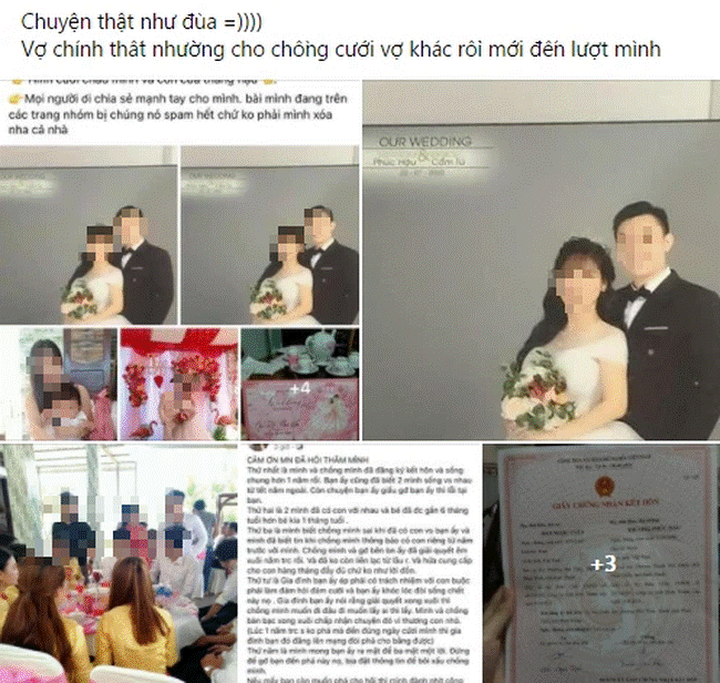 Chuyện thật như đùa: Vợ để chồng cưới người khác vì cô gái kia khóc lóc đòi chết và sự thật về drama có 1-0-2-1