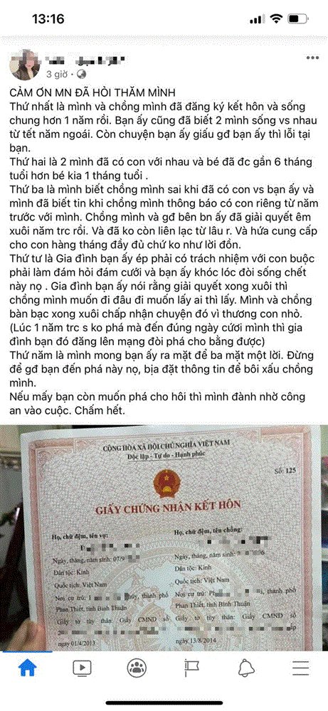 Chuyện thật như đùa: Vợ để chồng cưới người khác vì cô gái kia khóc lóc đòi chết và sự thật về drama có 1-0-2-2