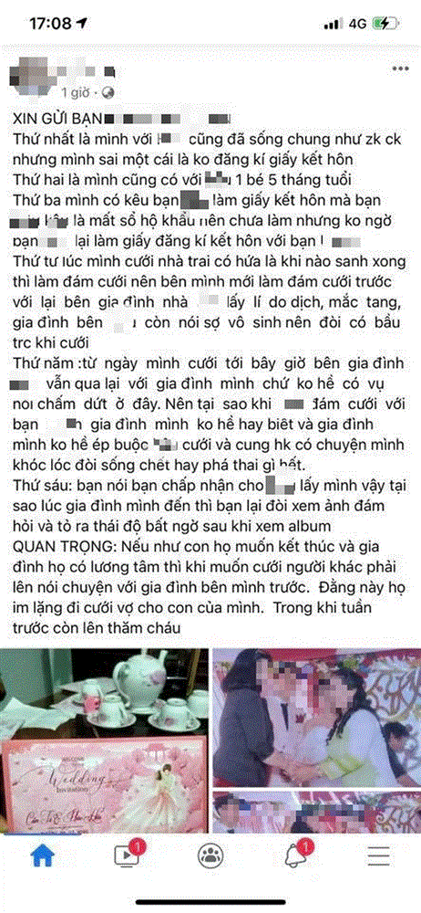 Chuyện thật như đùa: Vợ để chồng cưới người khác vì cô gái kia khóc lóc đòi chết và sự thật về drama có 1-0-2-3
