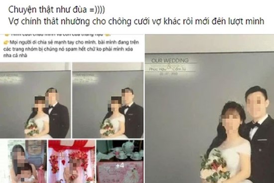 Chuyện thật như đùa: Vợ để chồng cưới người khác vì cô gái kia 