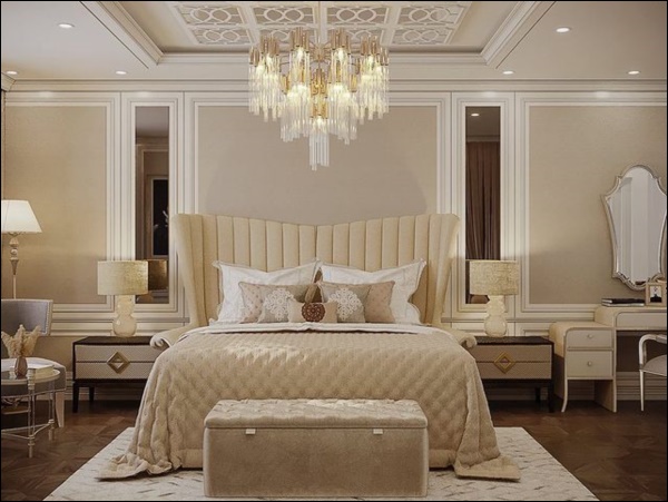 Cận cảnh phòng ngủ lộng lẫy&nbsp;như cung điện trong biệt thự mới xa hoa&nbsp;của Lệ Quyên-3