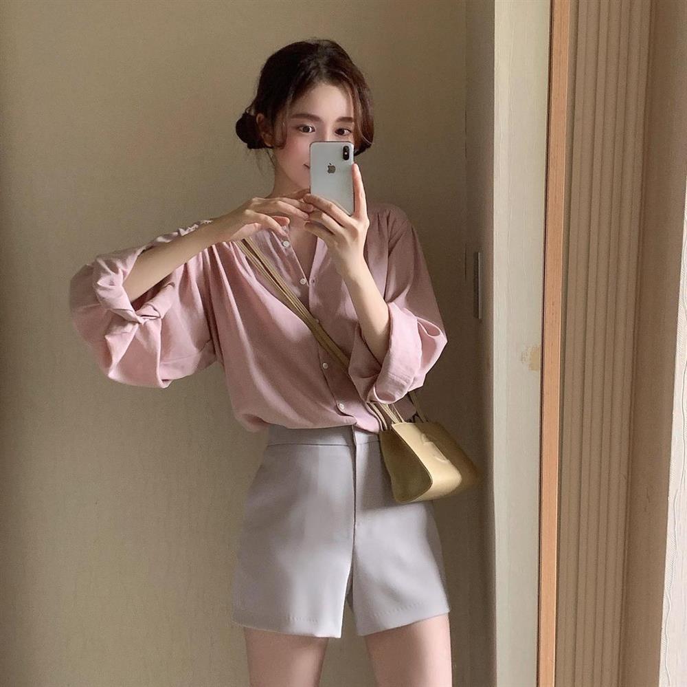 Hội gái Hàn hay diện sơ mi theo 12 cách này để ghi điểm sành điệu và sang xịn nhất-11