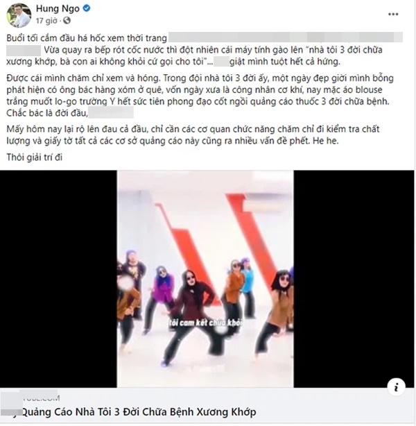 Nhà tôi 3 đời chữa bệnh...: Từ quảng cáo sai sự thật nhiều tới mức ám ảnh trên MXH đến hệ lụy người mua thuốc không rõ nguồn gốc chữa bệnh phải ngậm trái đắng-2