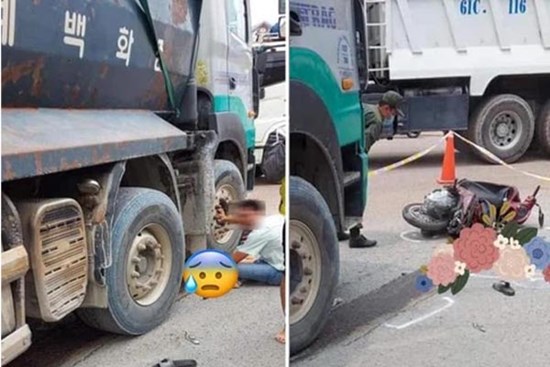 Hình ảnh người đàn ông gào khóc bên thi thể bé trai 4 tuổi sau tai nạn giao thông khiến ai cũng xót thương