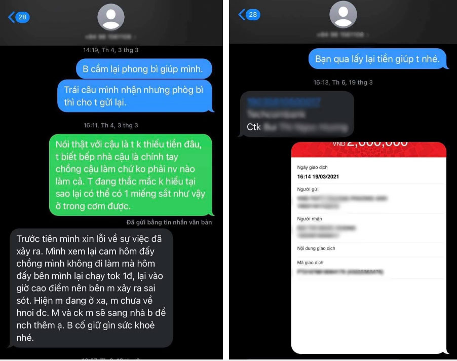 MXH dậy sóng với bài viết của cô gái Hà Nội tố ăn gimbap đến thủng dạ dày vì nuốt phải móc sắt”, tiết lộ chủ quán biếu tiền thăm hỏi nhưng lấy lại rồi biến mất”!?-5