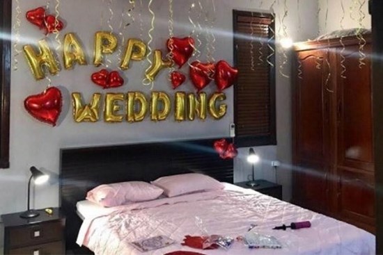 Phòng tân hôn có 8 đồ vật mang 