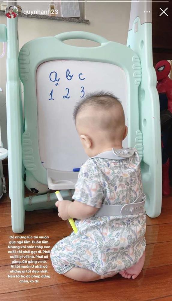 Quỳnh Anh bất ngờ than buồn, muốn gục ngã nhưng phải cố gắng vì con, Duy Mạnh lập tức đăng đàn-1