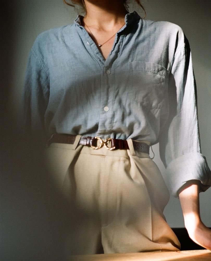 5 kiểu áo sơ mi chân ái của gái Pháp, lên đồ đơn giản cũng đạt tròn 100 điểm tinh tế-11