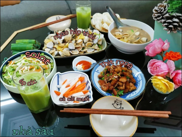 Yêu 11 năm đều được nấu cho ăn, sau kết hôn nữ 9x trở nên đảm đang, cơm ngon canh ngọt tươm tất khiến chồng chỉ muốn về nhà-3