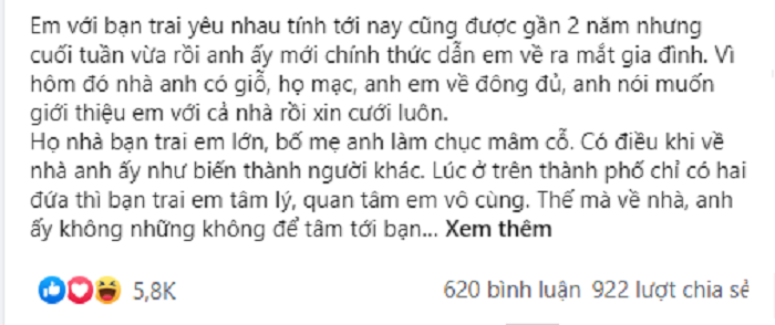 Vừa về ra mắt đã bị bạn trai sai rửa chục mâm bát đĩa cùng lời dặn dò học dần đi là vừa”-1