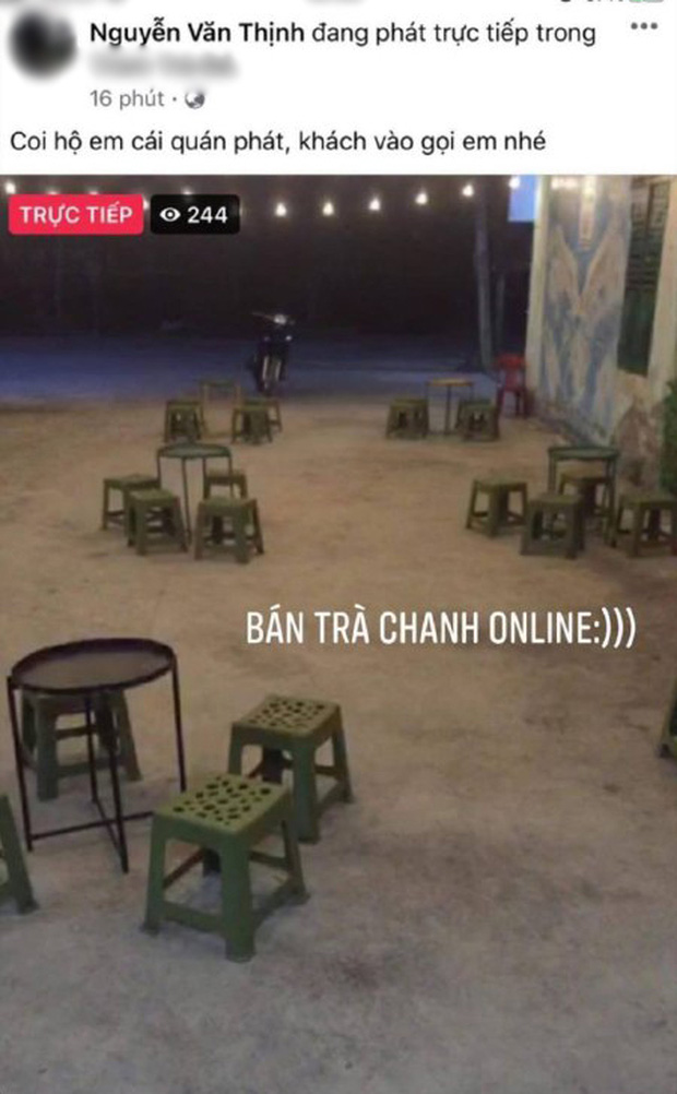 Thanh niên livestream nhờ dân mạng… trông hộ quán trà chanh: Khách chẳng thấy đâu chỉ thấy cười xỉu-1