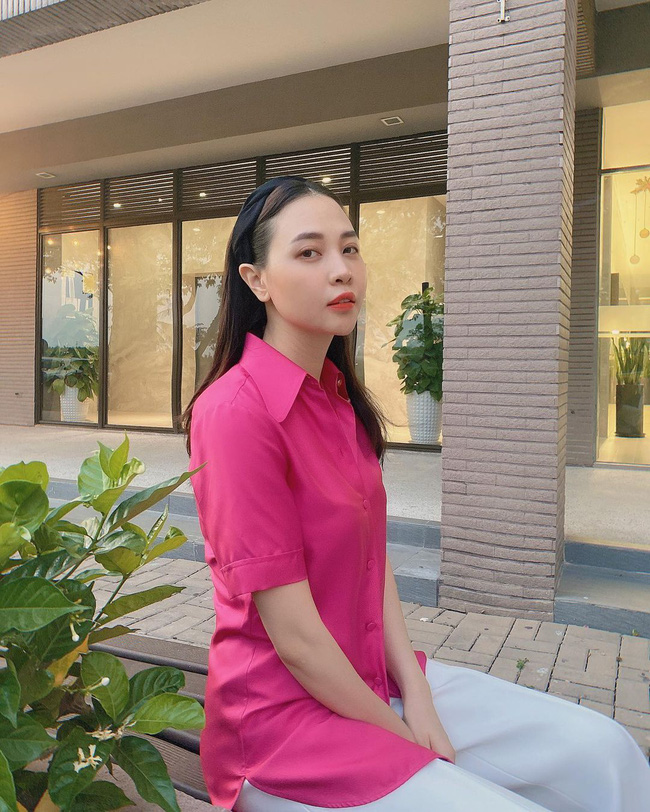 Đàm Thu Trang lên đồ đơn giản mà ngày càng trẻ trung và thời thượng, đôi khi còn xịn như gái Hàn-4