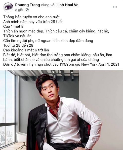 Em gái ruột tuyển vợ cho nghệ sĩ Hoài Linh, nhận phản ứng bất ngờ-1