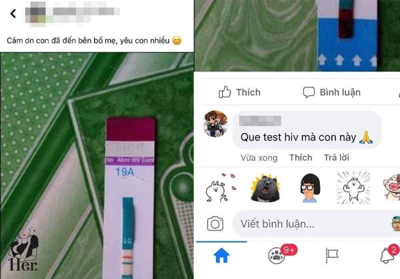 Ngày Cá tháng Tư, cô nàng tìm ảnh que thử thai 2 vạch để up status nhưng lại lấy nhầm... que test HIV dương tính-1