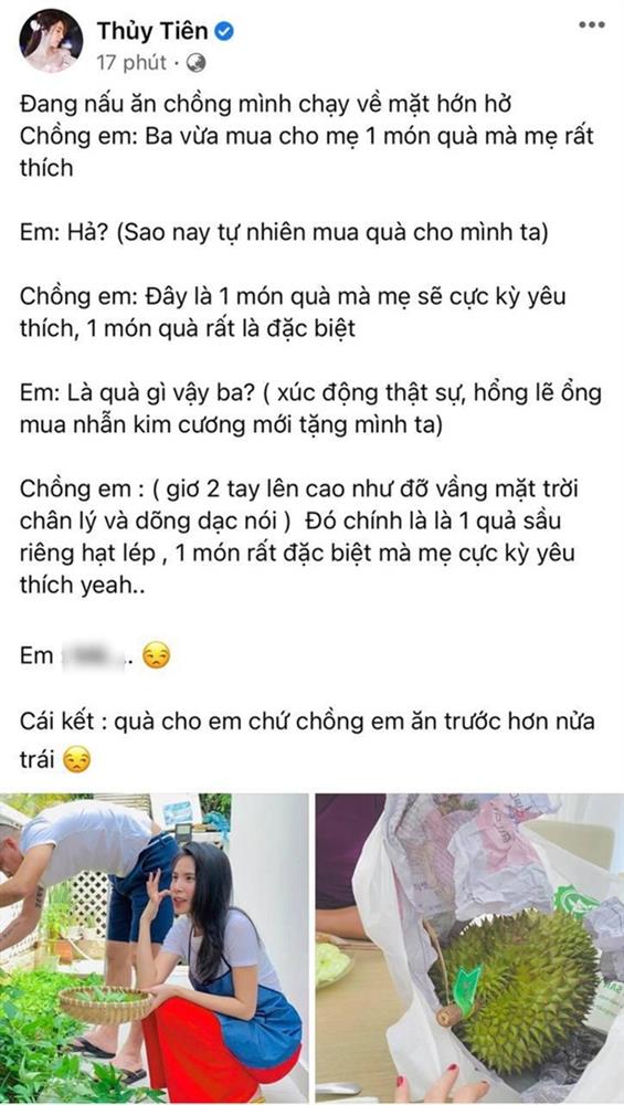 Thuỷ Tiên dở khóc dở cười khi Công Vinh tặng quà khủng” cuối tuần, hết Cá tháng 4 rồi mà vẫn nhận cái kết buồn-1