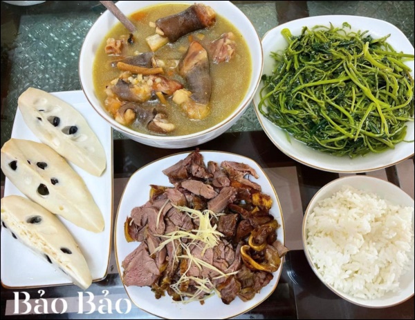 Mâm cơm cữ nấu cho vợ của chồng người ta chưa bao giờ làm chị em thất vọng: Ngon lành, bổ dưỡng, bày biện đẹp mắt-6