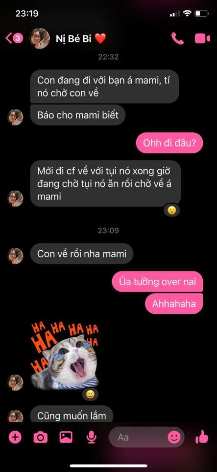 Con gái nhắn tin thông báo đi chơi về khuya, Hiền Thục trả lời vỏn vẹn 4 chữ mà ai cũng khen dạy con chất quá-2