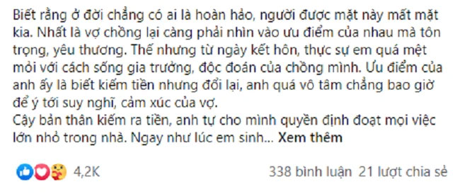Đuổi vợ về ngoại để bố mẹ đẻ dạy cách làm dâu, 1 tuần sau cô quay lại với quyết định không ngờ, chồng nghe xong&nbsp;chôn chân tại chỗ-1