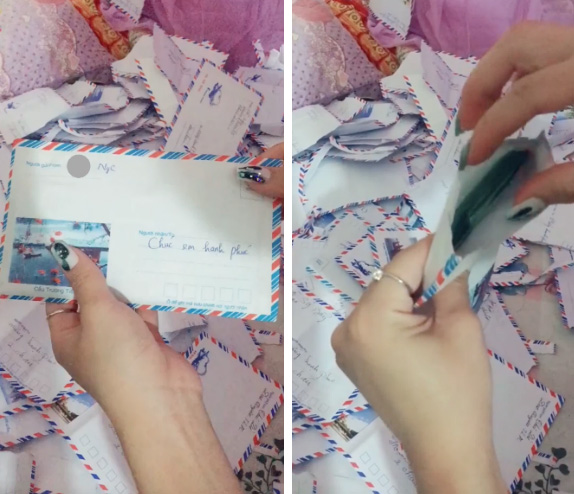 Xôn xao clip cô dâu khoe bồ cũ mừng cưới cả xấp 500k dày cộp, dân mạng đa nghi hay tự bỏ phong bì câu view”?-1