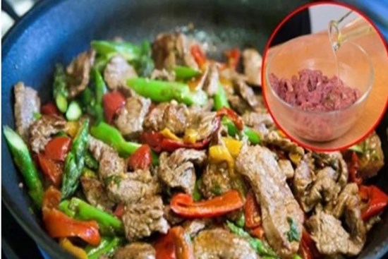 Mẹo hay khi xào thịt bò nhớ 