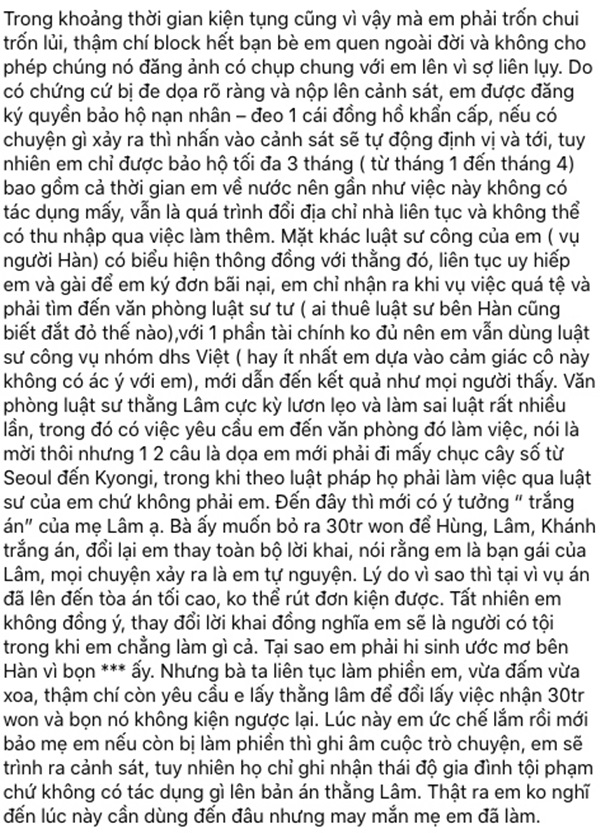 Nữ sinh bị hiếp dâm tập thể ở Hàn tiết lộ file ghi âm trò chuyện giữa mẹ ruột và mẹ của người hãm hại mình-3