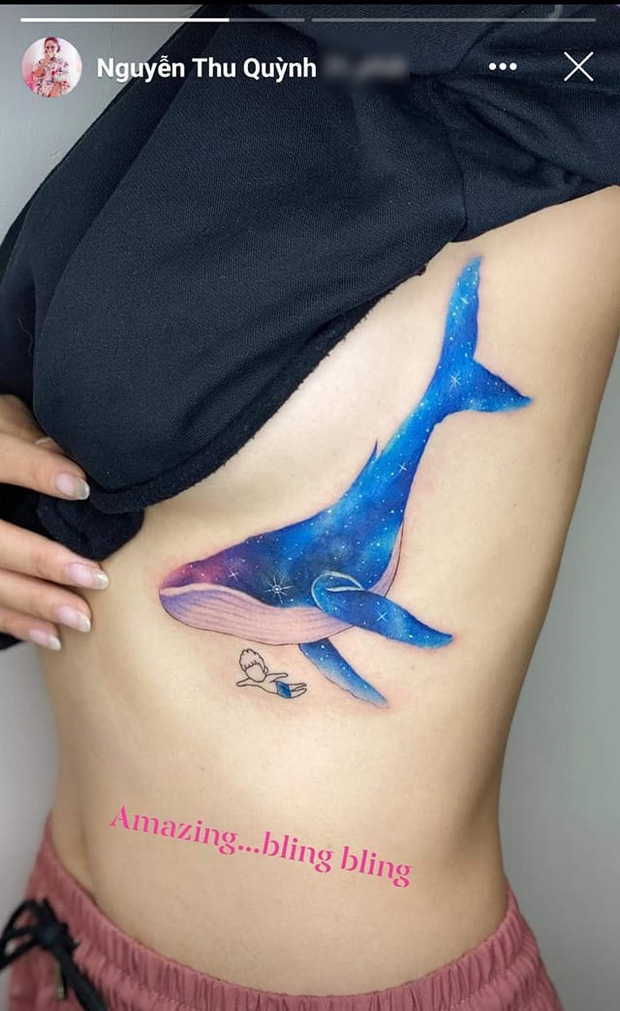 Thu Quỳnh bất ngờ để lộ hình xăm ở vị trí nhạy cảm, vừa bị soi” đã có ngay động thái đặc biệt ngay và luôn!-1