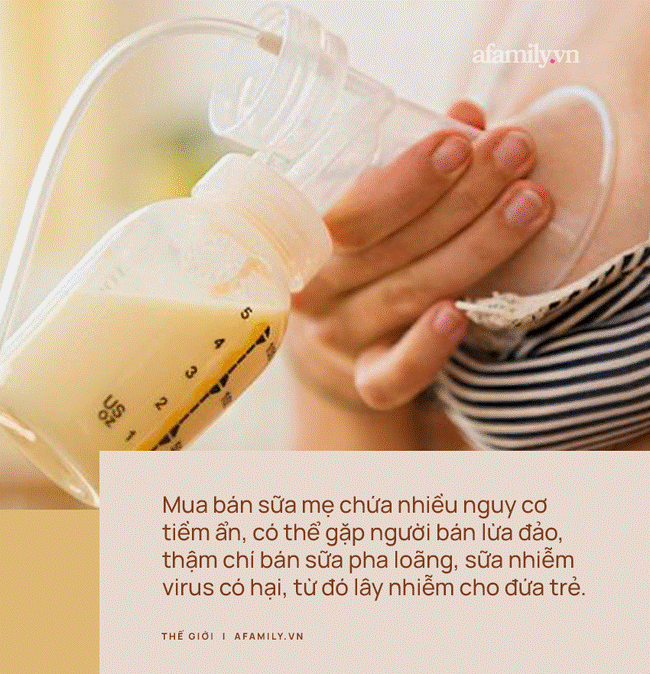 Mua sữa mẹ trên mạng: Giúp trẻ hưởng chất vàng lỏng quý giá nhưng tiềm ẩn nguy cơ tự đầu độc chính con em mình-7