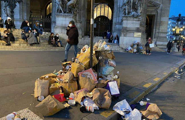 Những hình ảnh gây sốc cho thấy thành phố Paris hoa lệ ngập trong rác khiến cộng đồng mạng thất vọng tràn trề, chuyện gì đang xảy ra?-13